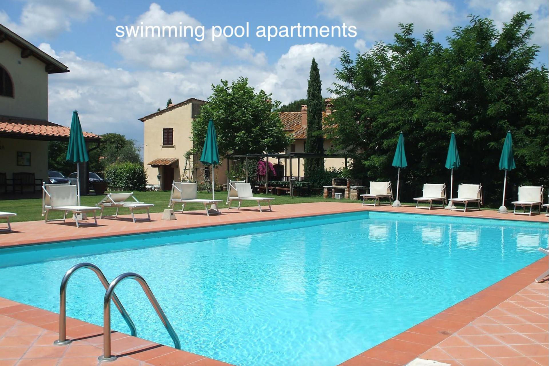 Agriturismo on a hilltop in the Chianti region