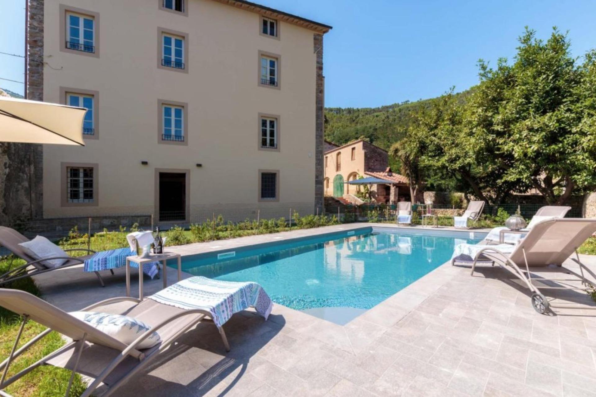 Romantic manor house in a village near Lucca Romantic manor house in a village near Lucca