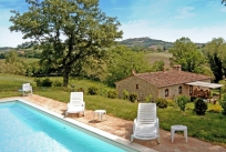 Twee landhuizen met prive zwembad in Toscane