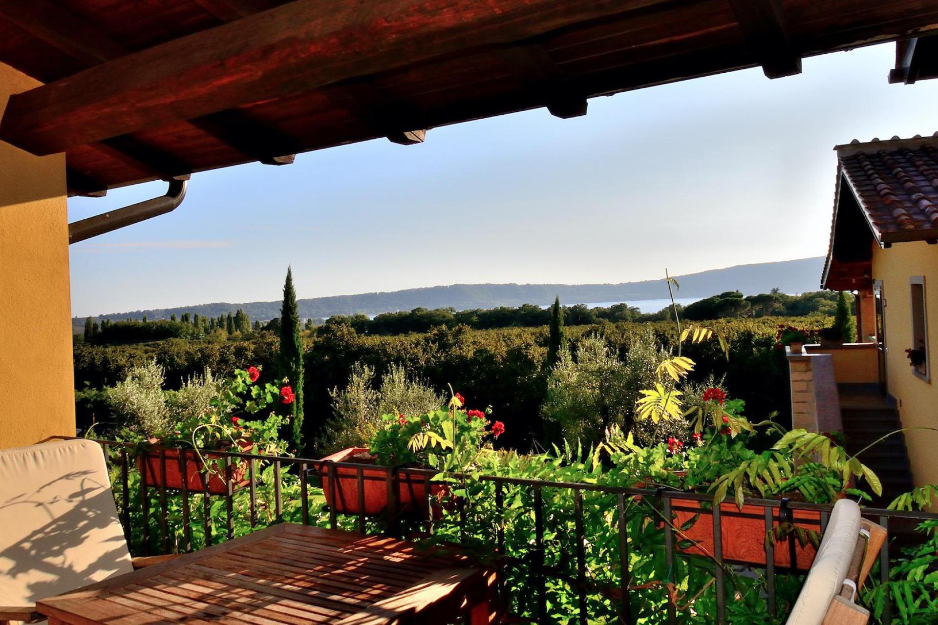 Agriturismo bij meertje en uur van Rome